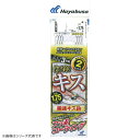 ハヤブサ 天秤式 瞬速キス フッ素コート 3本鈎 2セット NT673 (投げ釣り 仕掛け 釣り) ゆうパケット可