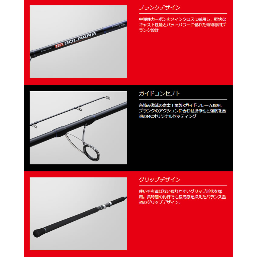 ソルパラ ショアジギング SPSJ-1002M/LSJ の商品画像2枚目