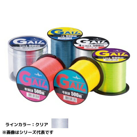 山豊テグス 山豊 ガイム 500m クリア 2号～4号 (ナイロンライン 釣り糸)のサムネイル