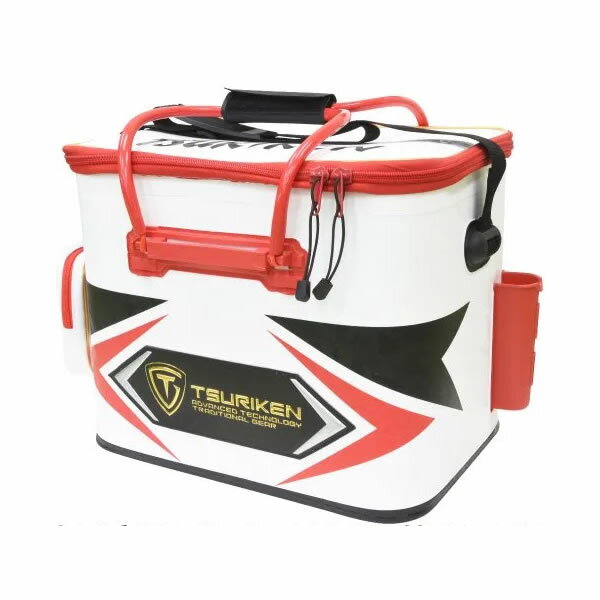 釣研 ライブウェル 45cm ホワイト TL241 (バッカン)