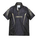 シマノ リミテッドプロ ハーフジップシャツショートスリーブ リミテッドブラック SH-125Y (フィッシングシャツ 襟リブシャツ)