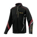 【エントリーで最大P10倍! 5/9 20:00スタート! 】がまかつ UDジップシャツ ブラック×レッド GM3778 (フィッシングシャツ ジャージ)