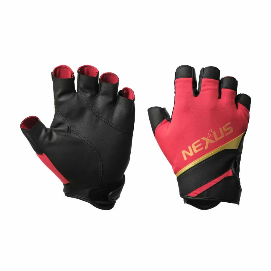 シマノ ネクサスストレッチグローブ 5 レッド GL-105Y (フィッシンググローブ 釣り) ゆうパケット可