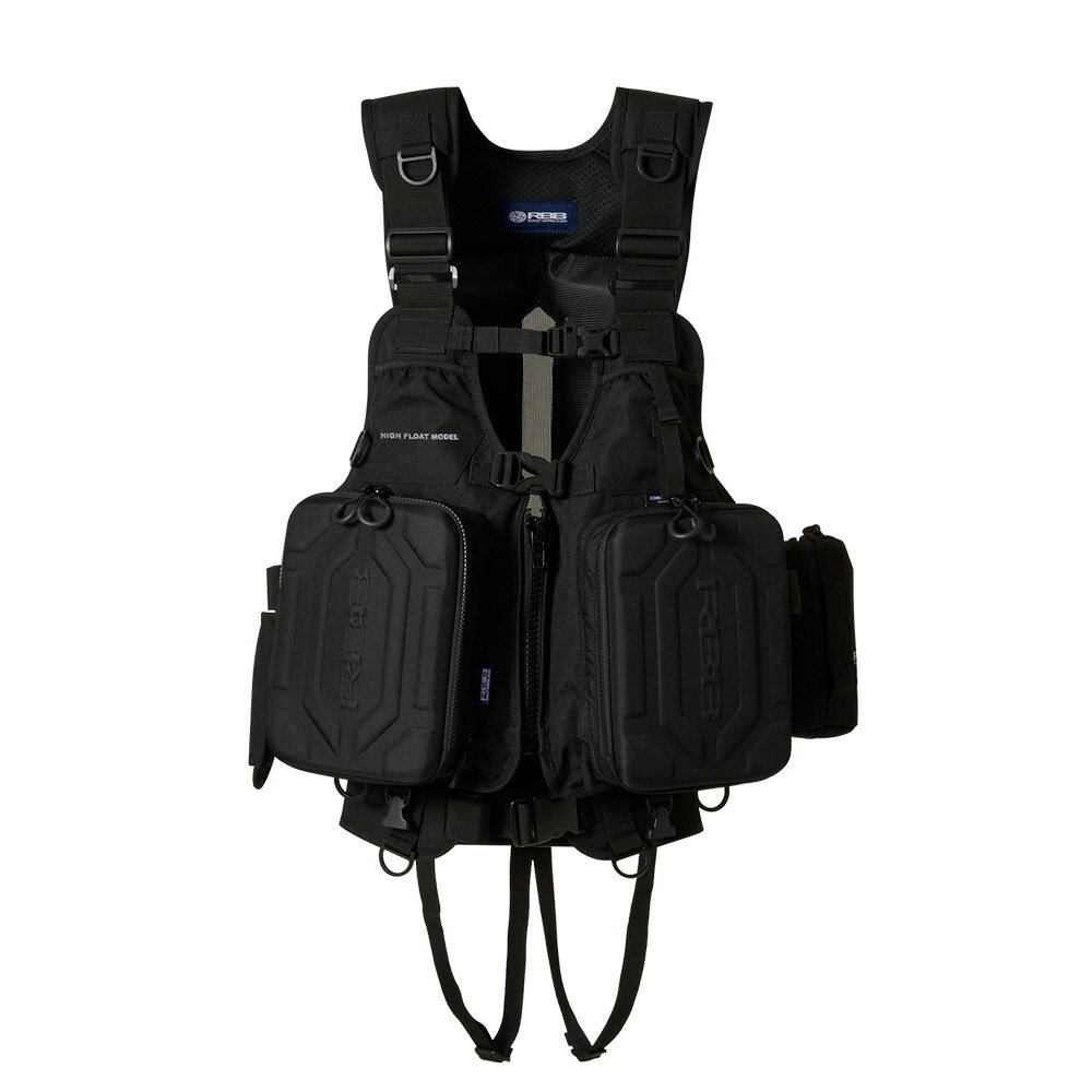 【11/20〜 エントリー&3点でP10倍】 リバレイ RBB ハイフロートゲームベスト80th ブラック #7779 (ライフジャケット 大人用 フローティン...