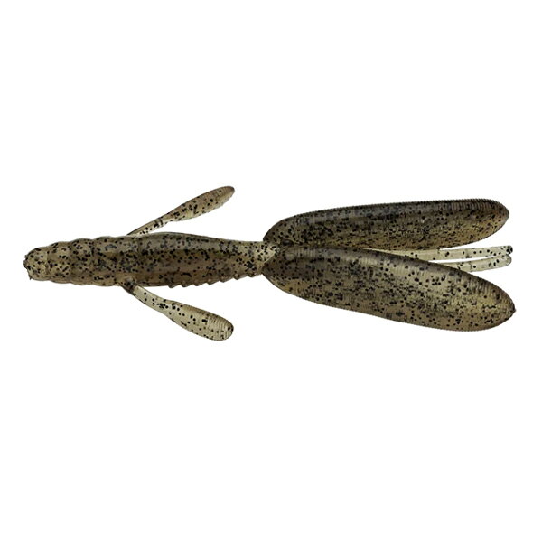 ノリーズ Fエスケープフラッグツイン Fエコ 3.5in #458 ゴマエビ 22010 (ブラックバスワーム) ゆうパケ..