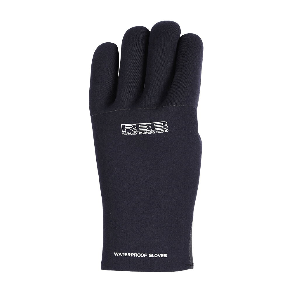 リバレイ RBBウォータープルーフグローブCR ブラック #7790 (フィッシンググローブ 防寒手袋 釣り) ゆ..