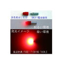 電池交換可能 高輝度LED 赤発光 LEDライト R25fgjr311r2 ナイターウキ 集魚ライト 竿先ライト 等魚釣りに大活躍 メール便送料無料 その1