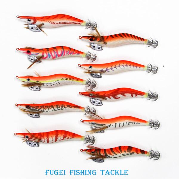 夜光 エギ 3.0号 オレンジ系 10個 セット イカ釣り エギング セット 仕掛け R20egi30hOR10 メール便送料無料