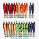 送料無料 釣具 仕掛け 夜光 2.5号 5色 25本 セット 浮きスッテ イカ釣り R20sute25hNN25D