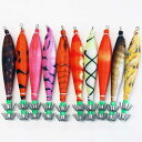 メール便送料無料 釣具 仕掛け 夜光 4.0号 浮きスッテ 10色 10本 R20sute40hNN01to10P10 イカ釣り
