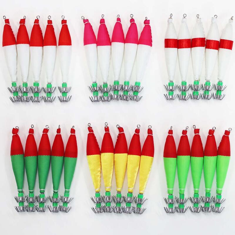 送料無料 訳あり 仕掛け 浮きスッテ 夜光 3.0号 6色 30本 セット R20sute30hBM30wk アオリイカ ヒイカ 等 用 イカ 釣り 仕掛け