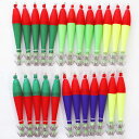 メール便送料無料 訳あり 仕掛け 浮きスッテ 4.0号 夜光 5色 25本 R20sute40hPYCL5