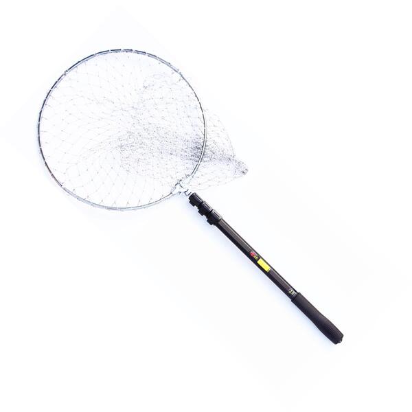 折りたたみ式 たも 全長最長2m 0.9m〜2mまで自由設定 R18d4dsh タモ網・玉網・タモ 網 折りたたみ【訳あり品】