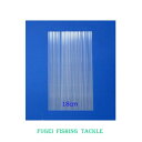 メール便送料無料 無地 パイプトップ 径1.8-1.2mm 全長約18cm 10本セット R23top1812mm180 ヘラブナ釣 へら浮き ウキ 自作 DIY用素材