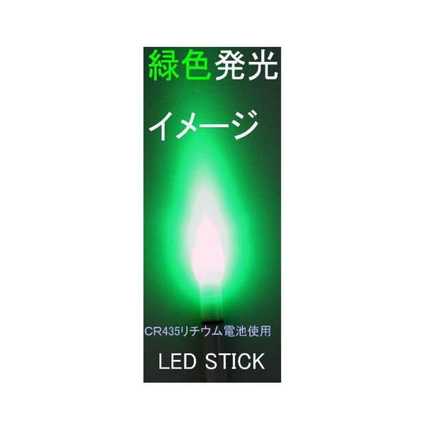 防水 電池交換可能 高輝度LED 緑色発光のLED STICK スティックライト R25ps7555gn2 ナイターウキ・集魚ライト・竿先ライト 等として魚釣りに大活躍