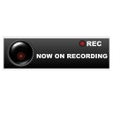 セキュリティー対策 防犯ステッカー 「NOW ON RECORDING」