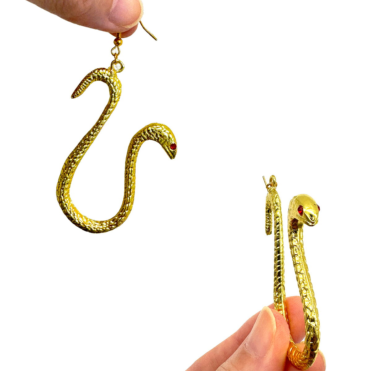 ハロウィン 蛇ピアス 海賊 コスプレ ピアス アクセサリー fishingkingdom-10001249 SEALIFE MART 楽天市場店 サンプル画像3