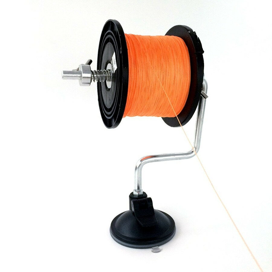 オルルド釣具 ライン巻 ラインワインダー シルバー レバー式強力吸盤付 テーブル等に固定して楽々ライン巻き 釣糸 巻き器通販格安セール情報 楽天 通販