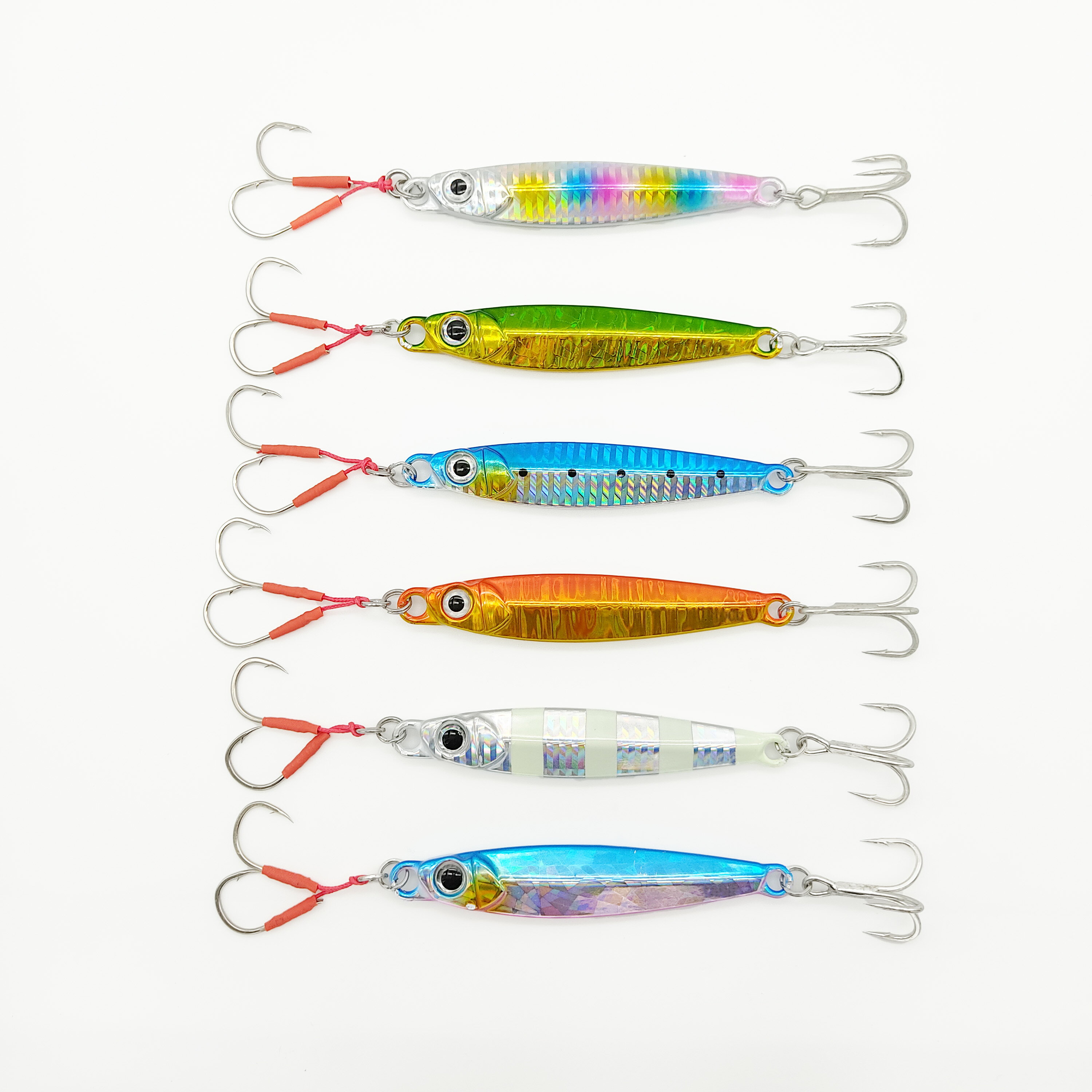 オルルド釣具 釣り具 ルアー メタルジグ タングステン「タングルドB」10g 20g 30g 40g 6色セット