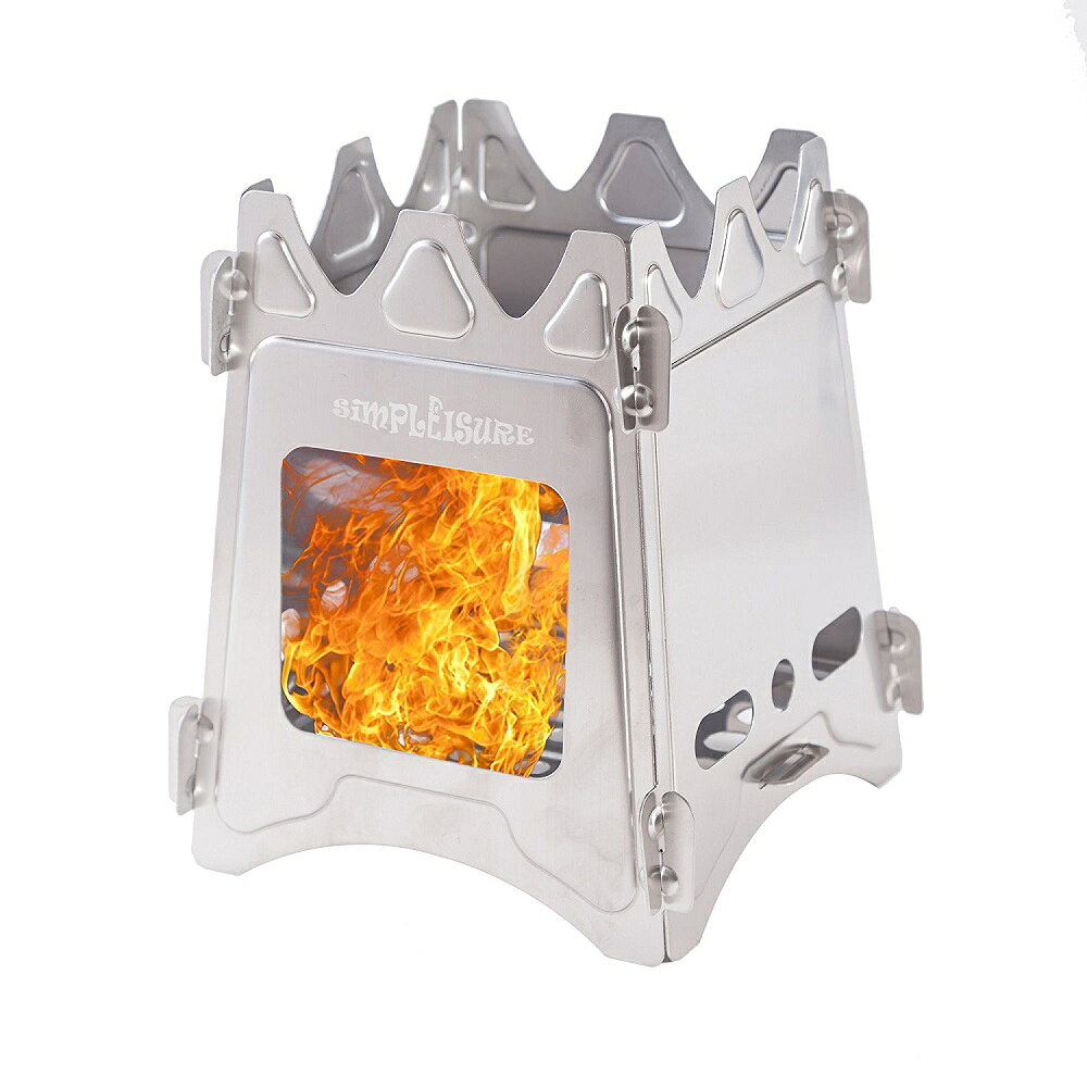 simPLEISURE ウッドストーブC 薪ストーブ コンロ 組み立て式通販格安セール情報 楽天 通販