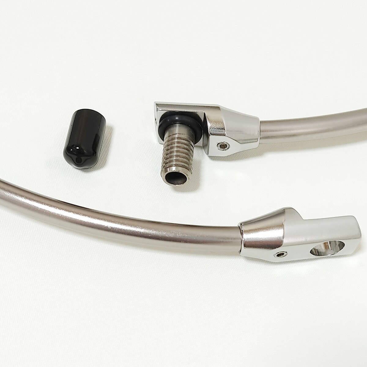 【NEW】UlTiMaアルテマチタン玉枠タモ枠40cmレッド頑丈四つ折り折りたたみ式
