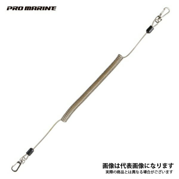 スパイラルロープ 3×200 ANP717-L 浜田商会　わかさぎ ロッドやリールの落下防止に