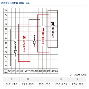 【ダイワ】SW-4051CS-T タイトフィットソルトクロロプレンストッキングウェーダー ブラック 3L