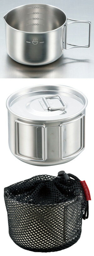 ステンレス ラーメンクッカー 570mL M-5512 キャプテンスタッグ キャンプ クッカー ツーリング 登山 ソロキャンプ通販格安セール情報 楽天 通販