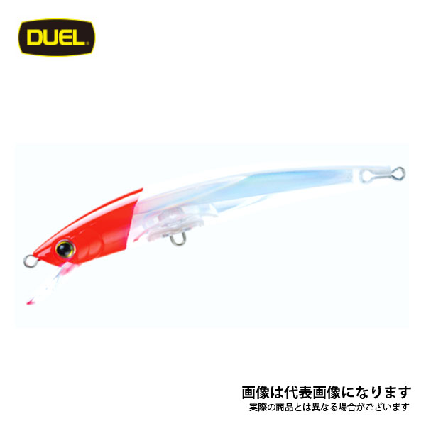 クリスタル 3Dミノー フローティング 110mm C5 レッドヘッド F1146 デュエル