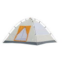 クレセント 3人用ドームテント（アンバー） UA-0050 キャプテンスタッグ キャンプ アウトドア 用品 テント タープ 3