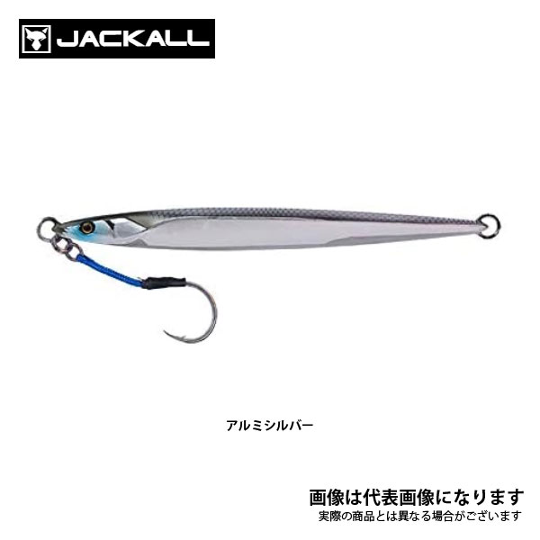 バンブルズジグ セミロング 180g アルミシルバー ジャッカル