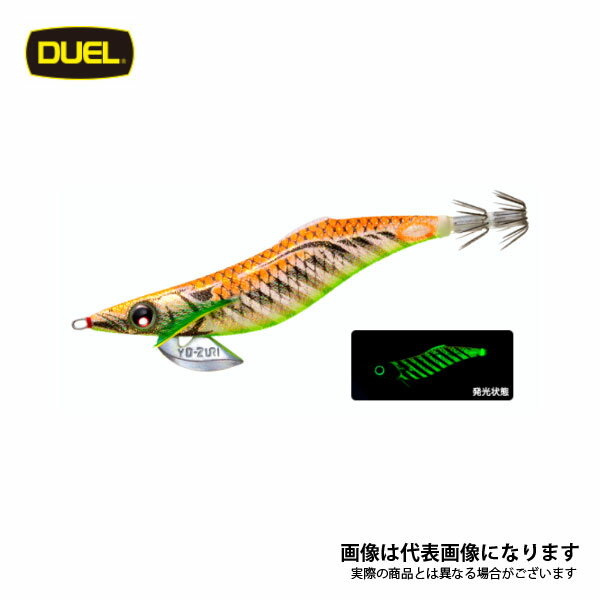 アオリーQ フィンエース 3.5号 01 LGOG 夜光ゴールドオレンジ（濁り潮マスター） A1748-LGOG デュエル