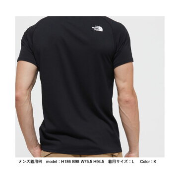 ショートスリーブGTDロゴクルー (メンズ) W ホワイト NT12092 Mサイズ ノースフェイス Tシャツ アウトドア ウェア