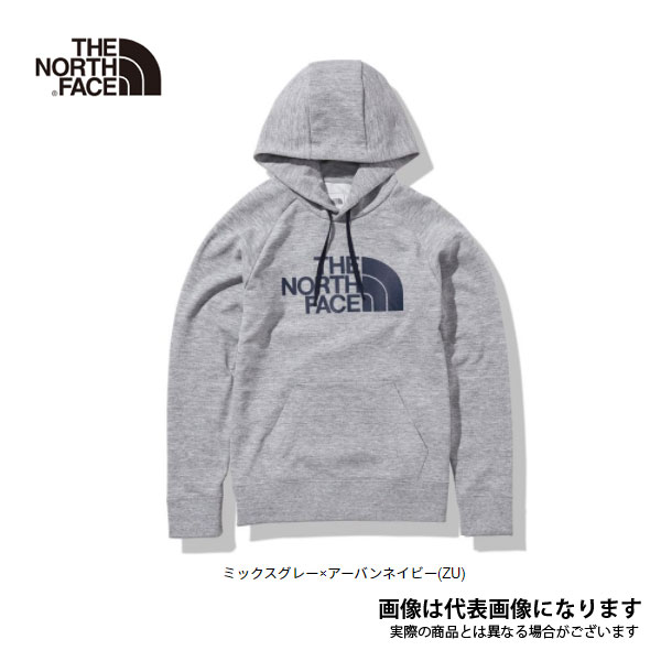 SALE ザ・ノース・フェイス カラーヘザードスウェットフーディ（メンズ） ZU ミックスグレー×アーバン..