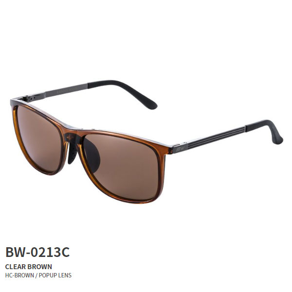 ジール ゼクー(Zeque) バニーウォーク BW-021 BW-0213C クリアーブラウン ポップアップ偏光レンズ