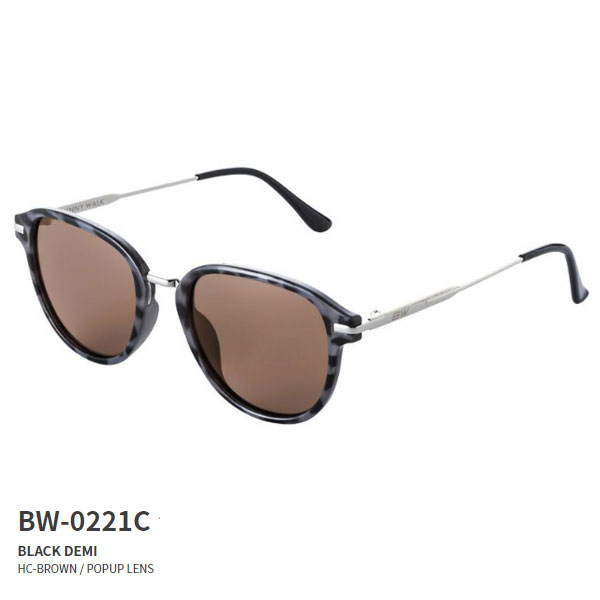 ジール ゼクー(Zeque) バニーウォーク BW-022 BW-0221C ブラックデミ ポップアップ偏光レンズ