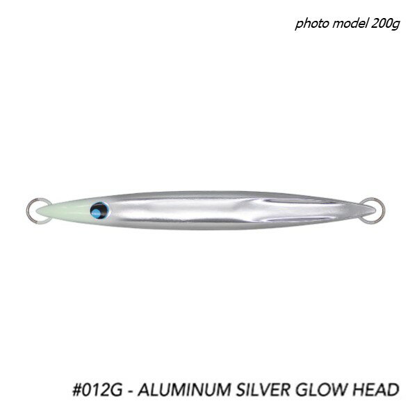 ウロコ ウロコジグ 80g #012G アルミシルバーグローヘッド
