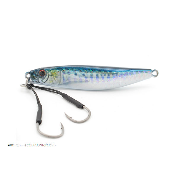 リトルジャック メタルアディクト タイプ01 30g #02 ミラーイワシ＋リアルプリント