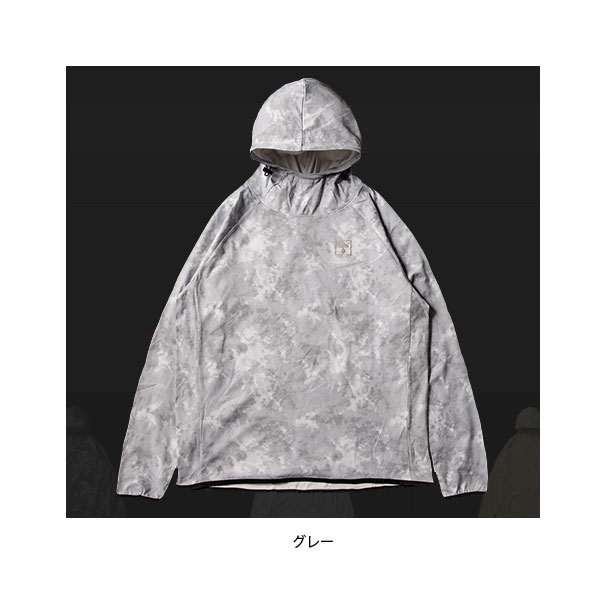 ジャッカル ハイドライ サマーフーディ プルオーバー グレー Mサイズ