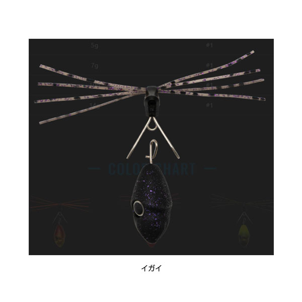 ジャッカル ブリーカー ボトムスイッチ 7g イガイ