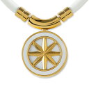 バンデル Healthcare necklace Earth (white×gold) 47cm