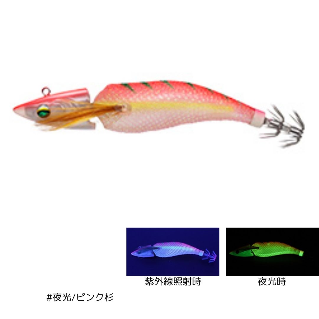 ダイワ エメラルダス ボート ジョイント 3号-25g #夜光/ピンク杉