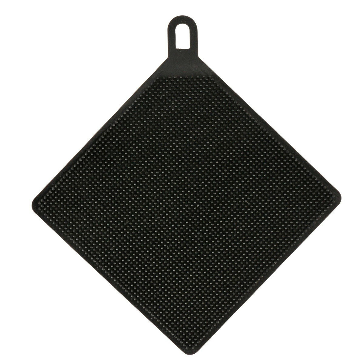 キャプテンスタッグ シリコーンたわし 四角(ブラック) UM-1935