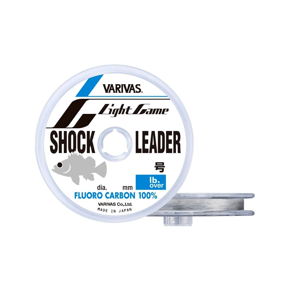 ライトゲームショックリーダーフロロ　30m 1.5号(6LB) ナチュラル VARIVAS（バリバス）