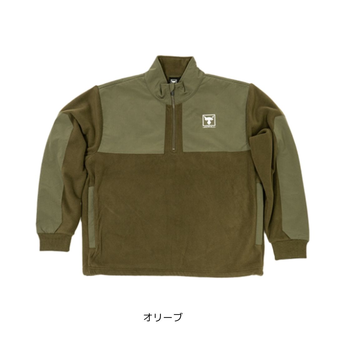ダブルフェイスフリースP/O L オリーブ JACKALL（ジャッカル）