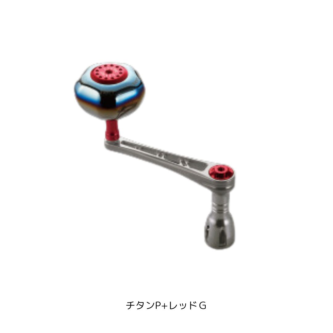 POWER93PT52 シマノ8000番〜14000番用 右巻き チタンP+レッドG LIVRE（リブレ） PW93-SR814-TIR