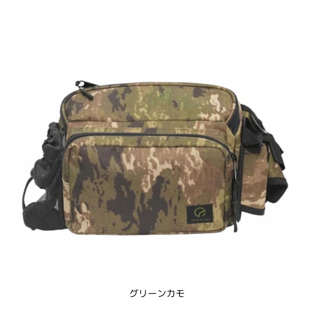 NO-006 ウェストバッグ #グリーンカモ X-sell（エクセル）
