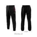 GM3777 ライトストレッチフィッシングパンツ #Lサイズ #ブラック/レッド (がまかつ)