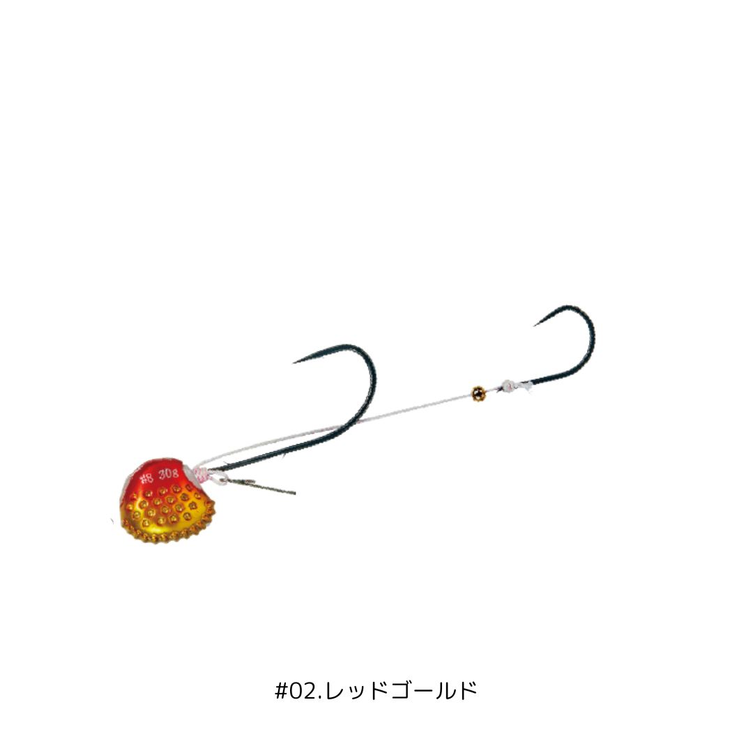 桜幻 鯛テンヤ プラグインTG #6号 #02.レッドゴールド Gamakatsu（がまかつ）