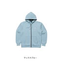 ジャージージップアップロゴフーディ M サックスブルー JACKALL(ジャッカル)